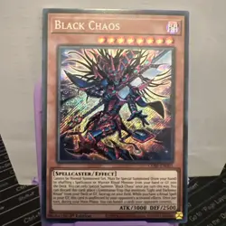 CORI-EN001 Black Chaos Secret Rare 1st Ed YuGiOh - Image 1
