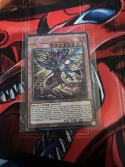 YUGIOH BLACK CHAOS SECRET RARE CORI-EN001 - Image 1