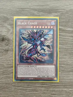 Black Chaos - Secret Rare - 1st Edition - CORI-EN001 - Chaos Origins Yugioh TCG - Image 3