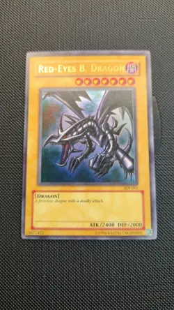 Yu-Gi-Oh! Red-Eyes Black Dragon SDJ-001 Ultra Rare LP - Image 1