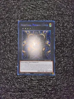 Yugioh! Heretical Phobos Covos MP25-EN088 Prismatic Secret Rare 1st Edition NM - Image 1