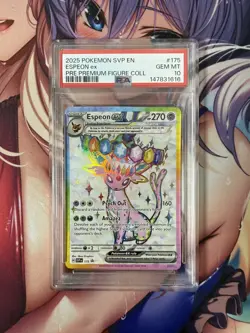 2025 POKEMON SVP EN-SV BLACK STAR PROMO #175 ESPEON EX PSA 10 - Image 1