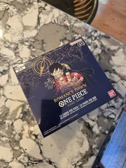 One Piece Sealed Romance Dawn OP01 Booster Box (Blue Bottom) Acrylic included - Image 3