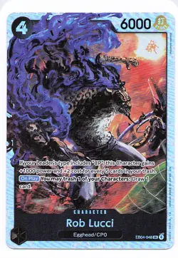 Rob Lucci EB04-048 Adventure on Kami's Island SR - One Piece - NM - Image 1