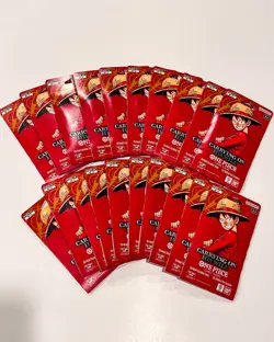 One Piece TCG OP-13 Carrying On His Will Sleeved Booster Pack Lot of 20 English - Image 1