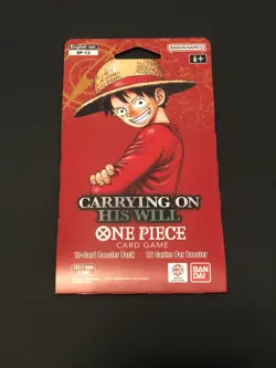 One Piece TCG OP-13 Carrying On His Will Sleeved Booster Pack Lot of 20 English - Image 2