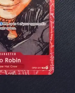 NICO ROBIN - One Piece OP01-017 - PROMO Rare R - Film Red Edition - Image 4