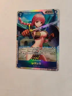 Rebecca OP10-058 SR ONE PIECE Tcg Card Game NM Blue - Image 1