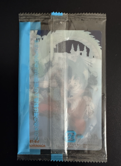 Dragon Ball x One Piece 40th Jump Morinaga Wafer Son Goku & Luffy unopened - Image 3