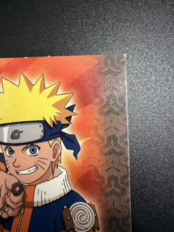 2002 Naruto Card Game Carddass Volume 1 Display Sheet Carddass Machine insert - Image 5