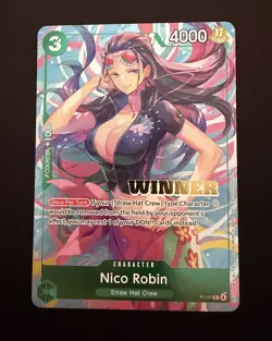 One Piece Nico Robin Heroines Battle Winner Pack Promo P-111 NM - Image 1