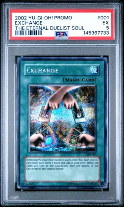 Yugioh Exchange Eternal Duelist Soul EDS001 Prismatic Secret Rare Promo NM PSA 5 - Image 1