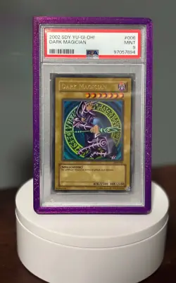 Yu-Gi-Oh! Dark Magician SDY-006 Ultra Rare Foil PSA 9 2002 - Image 1