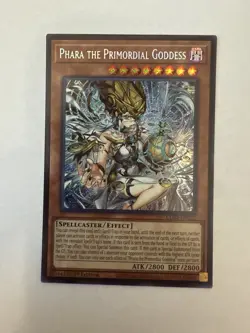 Yugioh! 1x Phara the Primordial Goddess CORI-EN022 Secret Rare 1st Ed NM - Image 1