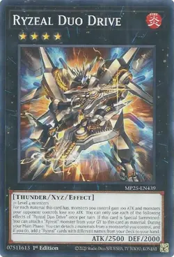 Ryzeal Duo Drive MP25-EN439 Common 2025 Mega-Pack Near Mint Yu-Gi-Oh - Image 1