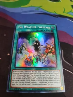 Yugioh! The Weather Forecast - DIFO-EN063 - Super Rare - 1st Edition Near Mint, - Image 1