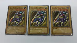 3x GAIA THE FIERCE KNIGHT UNLIMITED EDITION SDY-007 COMMON YUGIOH NM - Image 1