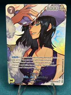 Ms. All Sunday SP OP14-084 SR One Piece Card English OP16 THE TIME OF BATTLE - Image 1