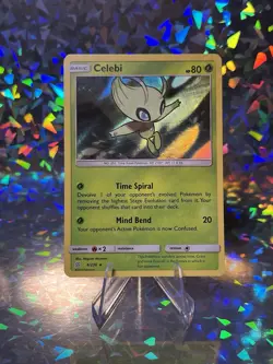 Celebi 4/236 -HOLO RARE SM Unified Minds - 2019 Pokemon TCG Card - Image 1