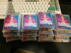 Lot of (12) PRE-ERRATA One Piece TCG Monkey.D.Luffy Demo Decks ENGLISH NO PROMO - Image 1