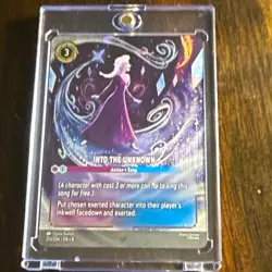Disney Lorcana Into the Unknown 213/204 Rare Amethyst Foil The First Chapter - Image 1