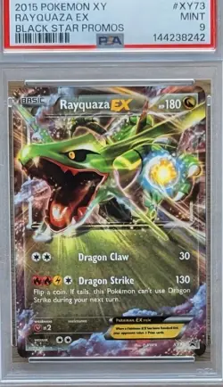 2015 Pokemon XY Black Star Promo Rayquaza EX #XY73 PSA 9 Mint POP 193 - Image 1