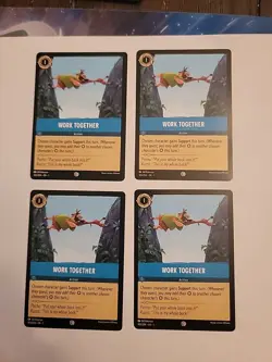 X4 Disney Lorcana - Work Together #165/204 - Common NON Foil Card - Image 1