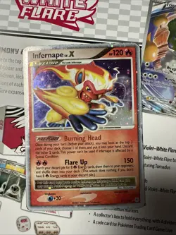 Pokemon TCG 2007 Infernape LV.X Holo Ultra Rare Card 121/130 Diamond & Pearl - Image 1