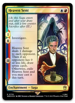 Heaven Sent (Surge Foil) #739 (NM) Doctor Who WHO Magic MTG - Image 1