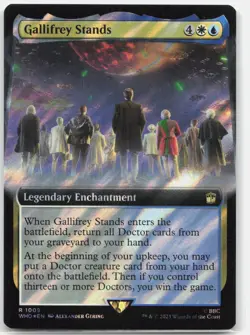 Gallifrey Stands (Extended Art) Surge Foil 1009 Doctor Who MTG LP - Image 1