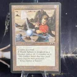 Magic the Getting - Shield Sphere - Magic Alliances - NM MTG - Artifact Creature - Image 1