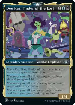 1x Dee Kay, Finder of the Lost - Showcase - Foil NM-Mint, English Unfinity MTG M - Image 1