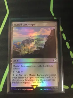 MTG Magic The Gathering Evolving Wilds / Myriad Landscape Foil Land Fallout - Image 3