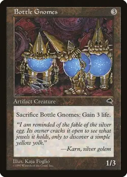 BOTTLE GNOMES Tempest MTG Magic the Gathering NM - Image 1