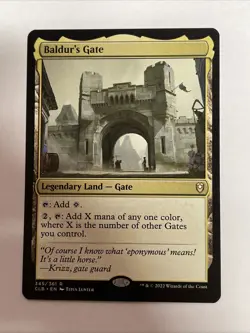 Baldur's Gate Commander Legends: Battle for Baldur's Gate #345 Rare - Image 1