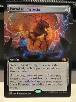 Portal to Phyrexia Extended Art Foil The Brothers War BRO LP MTG - Image 1