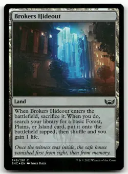 Brokers Hideout #248 (Foil) (NM) Streets New Capenna SNC Magic MTG - Image 1