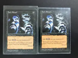 2 x DARK RITUAL Vintage Tempest MTG Magic the Gathering Black Cards - Image 1