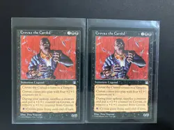 2 x CROVAX THE CURSED Vintage Stronghold MTG Magic the Gathering RESERVED LIST - Image 1