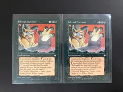 2 x INFERNAL DARKNESS from IA Ice Age MTG Magic the Gathering Vintage Black - Image 1