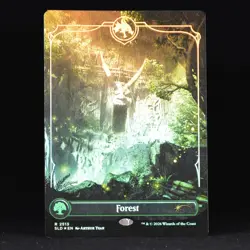 Forest #2513 (FOIL) ~ MTG Secret Lair Dungeons & Dragons - Image 1