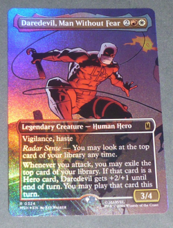 Daredevil, Man Without Fear (Borderless) Foil (0324) Marvel Super Heroes - Image 1