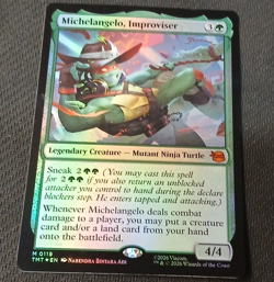 Wizards of the Coast MTG Michelangelo, Improviser 119 TMT Mythic Foil EN - Image 1