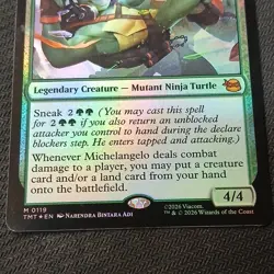 Wizards of the Coast MTG Michelangelo, Improviser 119 TMT Mythic Foil EN - Image 4