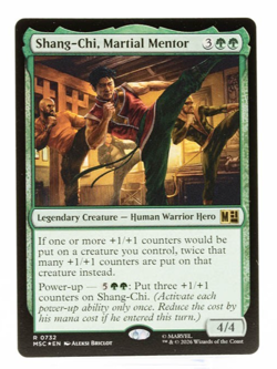 Shang-Chi, Martial Mentor Marvel Super Heroes 0732 Rare MTG Foil NM - Image 1