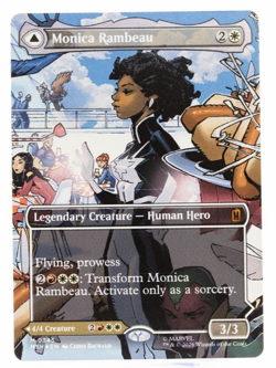 Monica Rambeau / Photon, Living Light MSH 0345 Mythic MTG Borderless Foil - Image 1
