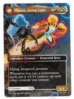 Monica Rambeau / Photon, Living Light MSH 0345 Mythic MTG Borderless Foil - Image 2