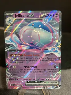 Jellicent EX 045/086 White Flare Holo English Pokemon TCG Card NM Double Rare - Image 1