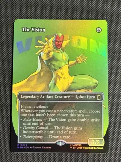 The Vision (Foil) [Borderless] Marvel Super Heroes 0379 Rare MTG - Image 1