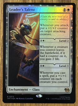 MTG Teenage Mutant Ninja Turtles, Leader's Talent - Foil - Image 1